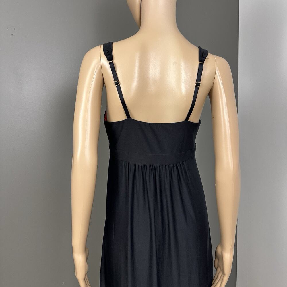 Soma Eloquence Set Maxi Nightgown Chemise Kimono Robe Black Red Lace Medium - Picture 11 of 13